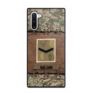 Personalized British Veterans/Soldier Camo Phone Case Printed 22OCT-DT26