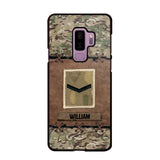 Personalized British Veterans/Soldier Camo Phone Case Printed 22OCT-DT26