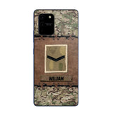 Personalized British Veterans/Soldier Camo Phone Case Printed 22OCT-DT26