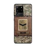 Personalized British Veterans/Soldier Camo Phone Case Printed 22OCT-DT26