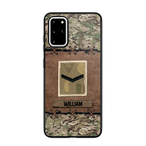 Personalized British Veterans/Soldier Camo Phone Case Printed 22OCT-DT26