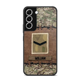 Personalized British Veterans/Soldier Camo Phone Case Printed 22OCT-DT26