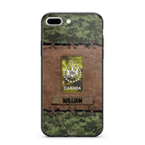 Personalized Canadian Veterans/Soldier Camo Phone Case Printed 22OCT-DT26