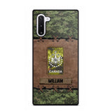 Personalized Canadian Veterans/Soldier Camo Phone Case Printed 22OCT-DT26