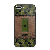 Personalized Swedish Veterans/Soldier Camo Phone Case Printed 22OCT-DT26