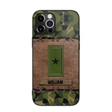 Personalized Swedish Veterans/Soldier Camo Phone Case Printed 22OCT-DT26