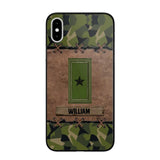 Personalized Swedish Veterans/Soldier Camo Phone Case Printed 22OCT-DT26