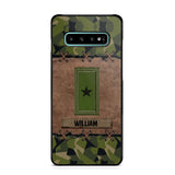 Personalized Swedish Veterans/Soldier Camo Phone Case Printed 22OCT-DT26