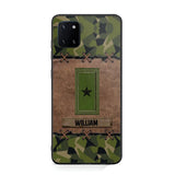 Personalized Swedish Veterans/Soldier Camo Phone Case Printed 22OCT-DT26