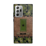 Personalized Swedish Veterans/Soldier Camo Phone Case Printed 22OCT-DT26