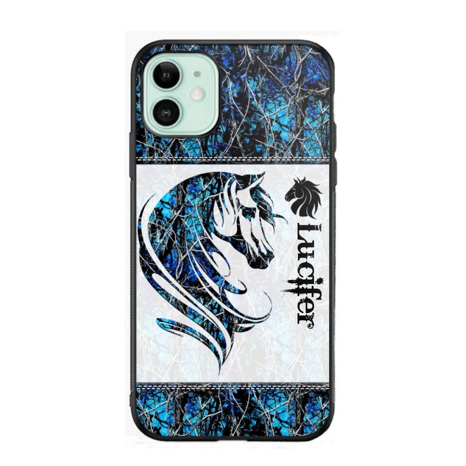 Personalized Horse Lovers Camo Hunting 3D Printed Phonecase OCT22-HQ29