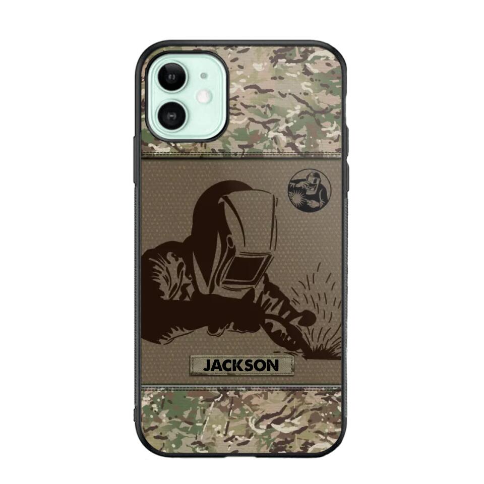 Personalized Welder Camo 3D Printed Phonecase OCT22-HY31