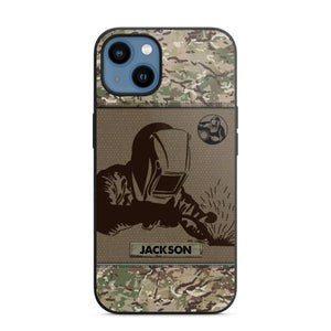 Personalized Welder Camo 3D Printed Phonecase OCT22-HY31