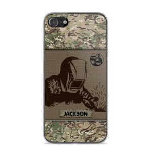 Personalized Welder Camo 3D Printed Phonecase OCT22-HY31