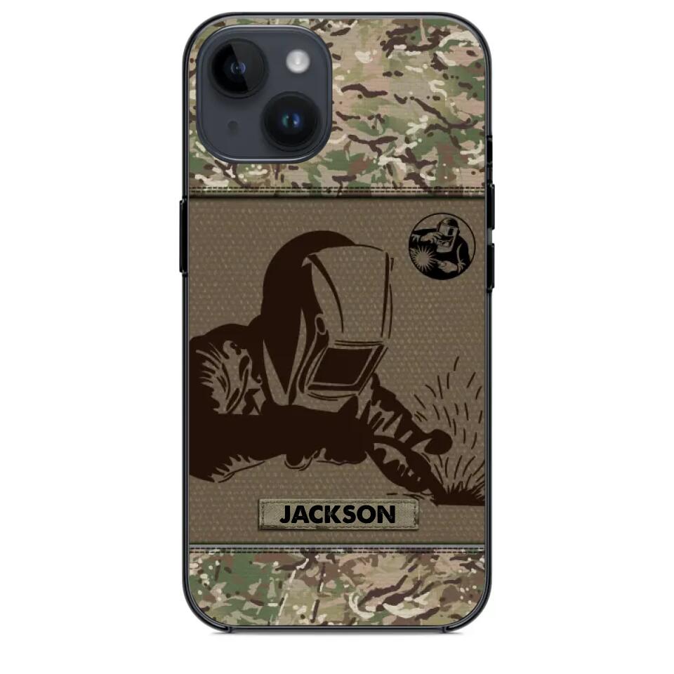 Personalized Welder Camo 3D Printed Phonecase OCT22-HY31