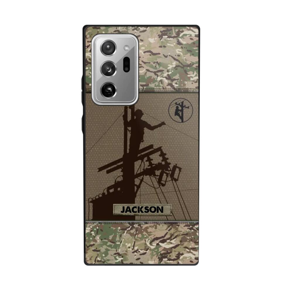 Personalized Lineman Camo 3D Printed Phonecase OCT22-HY31