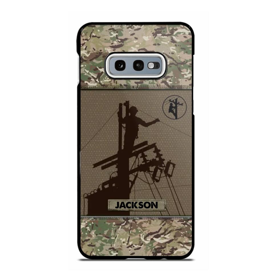 Personalized Lineman Camo 3D Printed Phonecase OCT22-HY31