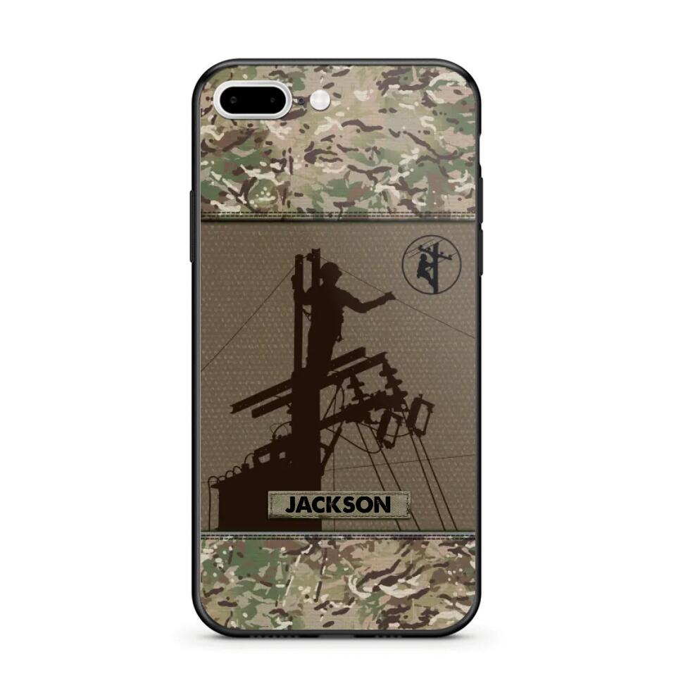 Personalized Lineman Camo 3D Printed Phonecase OCT22-HY31