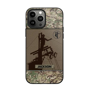 Personalized Lineman Camo 3D Printed Phonecase OCT22-HY31