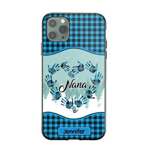 Personalized Grandma Nana Auntie Kid Name Heart Caro 3D Printed Phonecase 22NOV-HY02