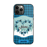 Personalized Grandma Nana Auntie Kid Name Heart Caro 3D Printed Phonecase 22NOV-HY02