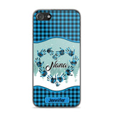 Personalized Grandma Nana Auntie Kid Name Heart Caro 3D Printed Phonecase 22NOV-HY02