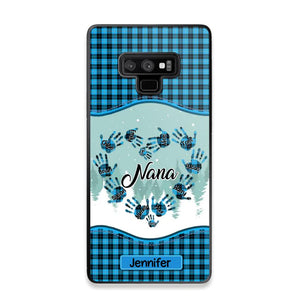 Personalized Grandma Nana Auntie Kid Name Heart Caro 3D Printed Phonecase 22NOV-HY02