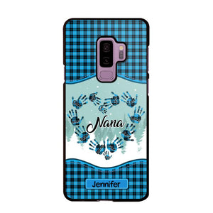 Personalized Grandma Nana Auntie Kid Name Heart Caro 3D Printed Phonecase 22NOV-HY02