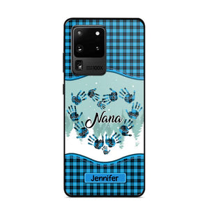 Personalized Grandma Nana Auntie Kid Name Heart Caro 3D Printed Phonecase 22NOV-HY02