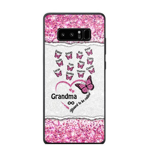 Personalized Blessed To Be Called Grandma Nana Mommy Butterfly Kid Name 3D Printed Phonecase 22NOV-HQ04