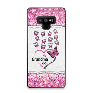 Personalized Blessed To Be Called Grandma Nana Mommy Butterfly Kid Name 3D Printed Phonecase 22NOV-HQ04