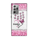 Personalized Blessed To Be Called Grandma Nana Mommy Butterfly Kid Name 3D Printed Phonecase 22NOV-HQ04