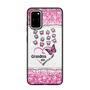 Personalized Blessed To Be Called Grandma Nana Mommy Butterfly Kid Name 3D Printed Phonecase 22NOV-HQ04