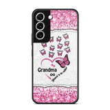 Personalized Blessed To Be Called Grandma Nana Mommy Butterfly Kid Name 3D Printed Phonecase 22NOV-HQ04