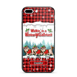 Personalized Walkin' In A Winter Wonderland Meowy Catmas Cat Lovers Caro Snow 3D Printed Phonecase 22NOV-DT04