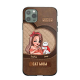 Personalized Cat Mom I Love Cat 3D Printed Phonecase 22NOV-HQ08