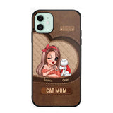 Personalized Cat Mom I Love Cat 3D Printed Phonecase 22NOV-HQ08