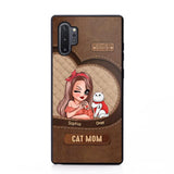 Personalized Cat Mom I Love Cat 3D Printed Phonecase 22NOV-HQ08