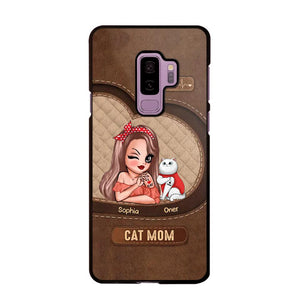 Personalized Cat Mom I Love Cat 3D Printed Phonecase 22NOV-HQ08