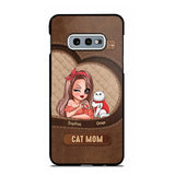 Personalized Cat Mom I Love Cat 3D Printed Phonecase 22NOV-HQ08