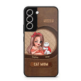 Personalized Cat Mom I Love Cat 3D Printed Phonecase 22NOV-HQ08