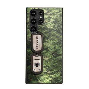 Personalized Canadian Solider/ Veteran Camo Rank 3D Printed Phonecase 22NOV-DT11