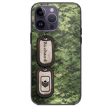 Personalized Canadian Solider/ Veteran Camo Rank 3D Printed Phonecase 22NOV-DT11