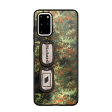 Personalized German Solider/ Veteran Camo Rank 3D Printed Phonecase 22NOV-DT11