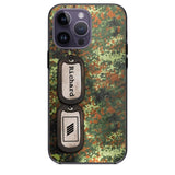 Personalized German Solider/ Veteran Camo Rank 3D Printed Phonecase 22NOV-DT11