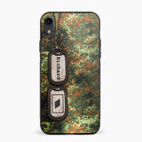 Personalized German Solider/ Veteran Camo Rank 3D Printed Phonecase 22NOV-DT11