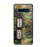 Personalized Sweden Solider/ Veteran Camo Rank 3D Printed Phonecase 22NOV-DT11