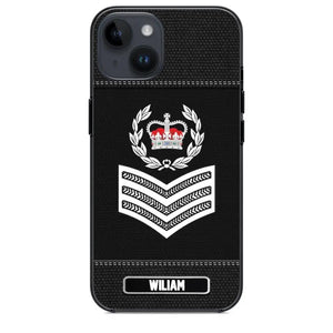 Personalized Australian Police Rank Phonecase 22NOV-HQ12