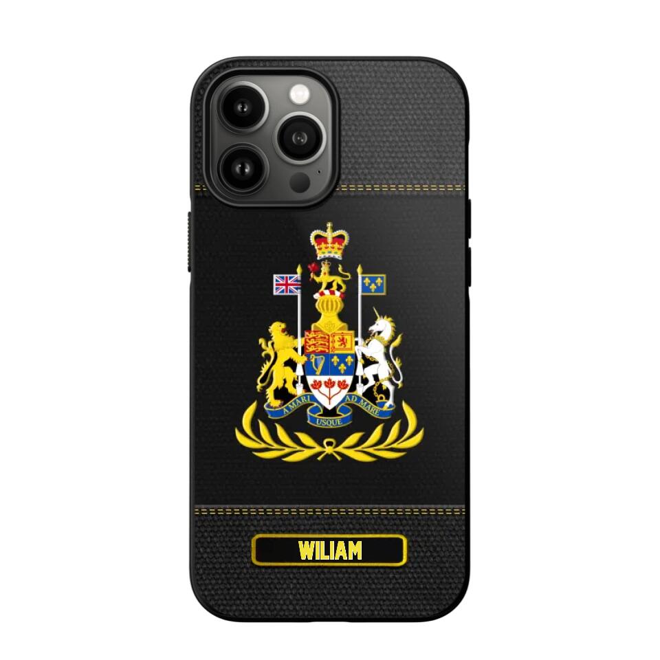 Personalized Canadian Police Rank Phonecase 22NOV-HQ12