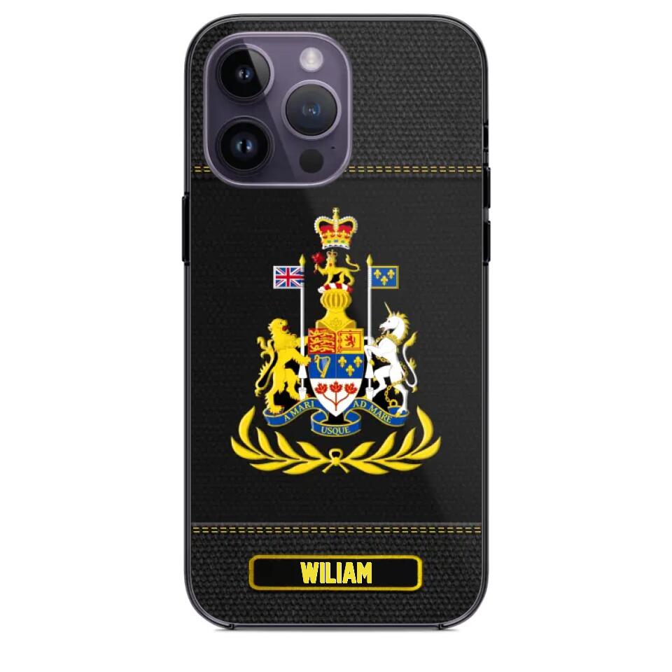 Personalized Canadian Police Rank Phonecase 22NOV-HQ12